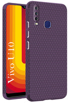For Vivo U10  Back Cover Case (Liquid Silicone | Side Grip | Camera Protection)