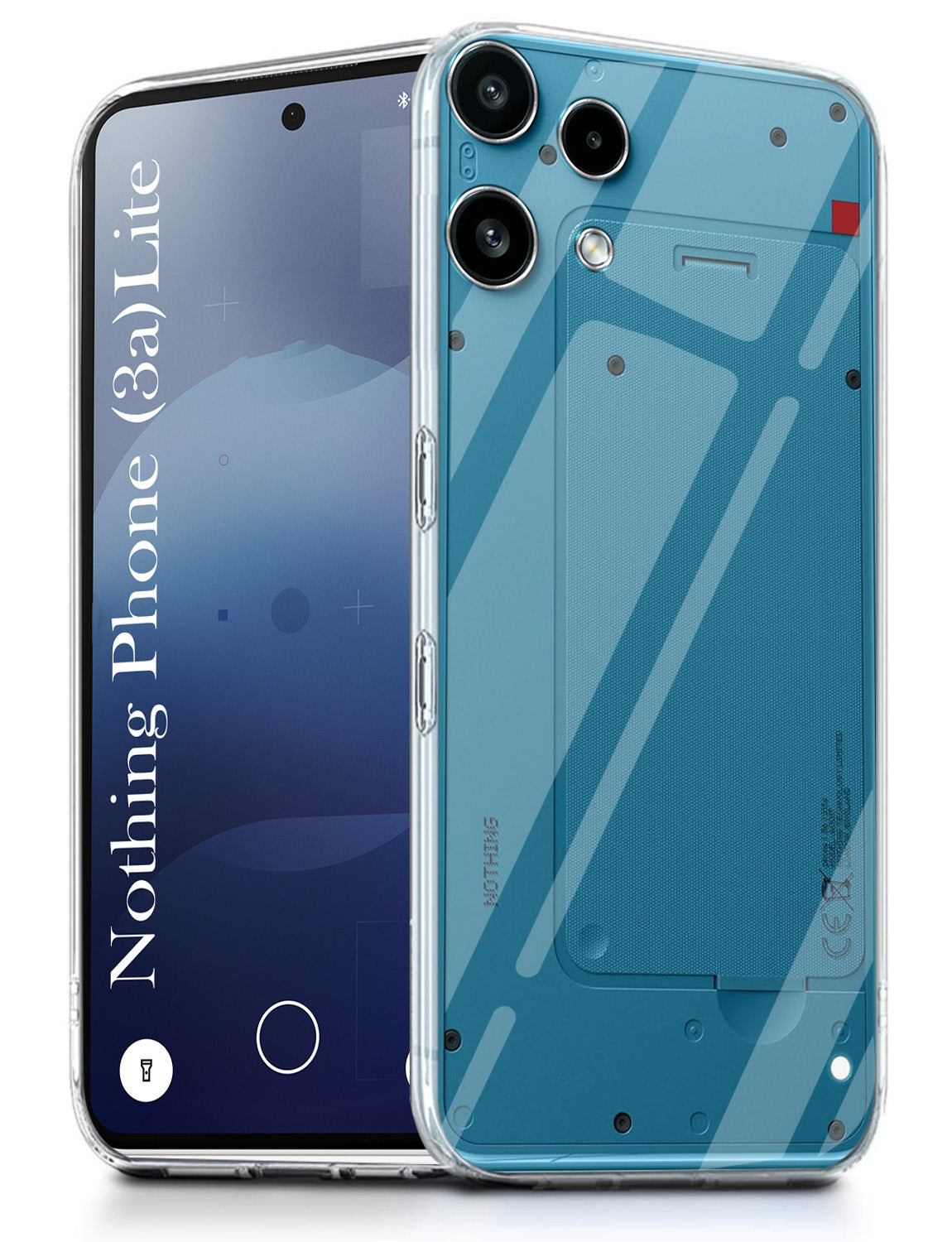 For Nothing Phone 3A Lite Silicone Back Cover Case (Clear Shockproof Case with Camera Protection | Soft and Flexible | Transparent)