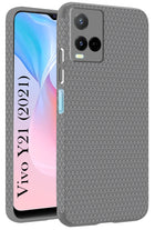 For Vivo Y21 2021 Back Cover Case (Liquid Silicone | Side Grip | Camera Protection)