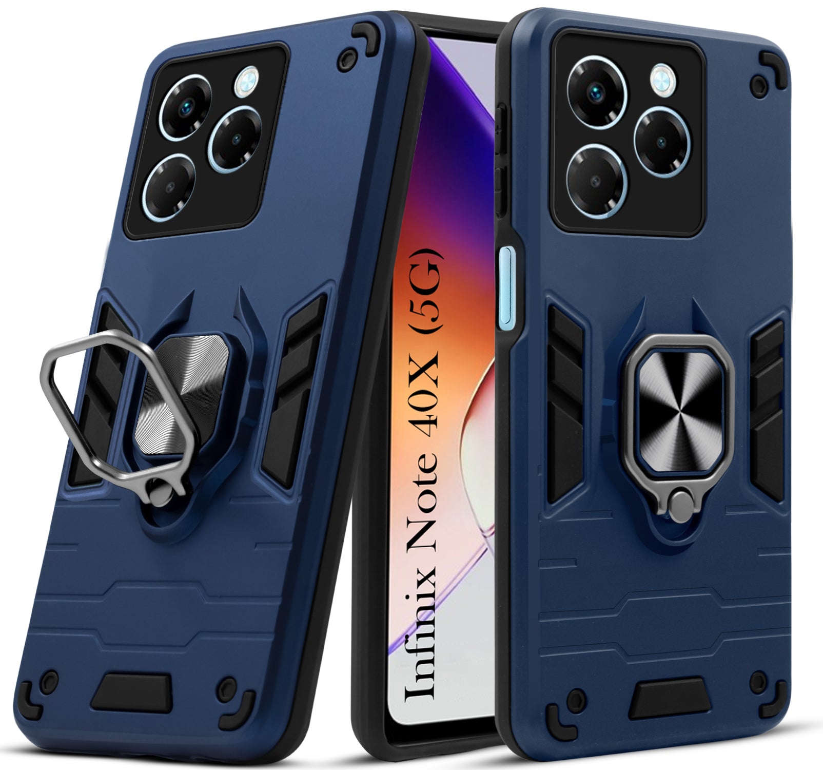 For Infinix Note 40X 5G Back Cover Case (Shockproof Polycarbonate