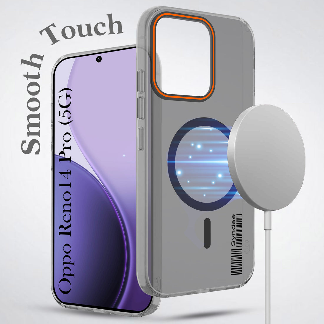 For Oppo Reno14 Pro 5G | Oppo Reno 14 Pro 5G Back Cover Case (Soft Touch | Camera Bump Protection | MagSafe Compatible | Matte Finish)