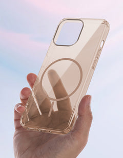 For Apple iPhone 13 Pro Max Back Case Cover Crystal Anti Yellow (Unbreakable PC | MagSafe Wireless Charging Support |Camera Protection Bump)