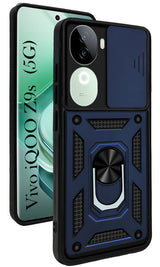 For Vivo iQOO Z9s Back Cover Case (Hybrid Dual Armor Polycarbonate)