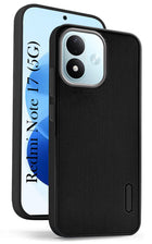 For Redmi Note 17 5G Back Cover Case Rubberised (Textured Grip Design| Micro-Fiber Cloth Inside | Slim and Light Weight | Soft Touch and Feel)