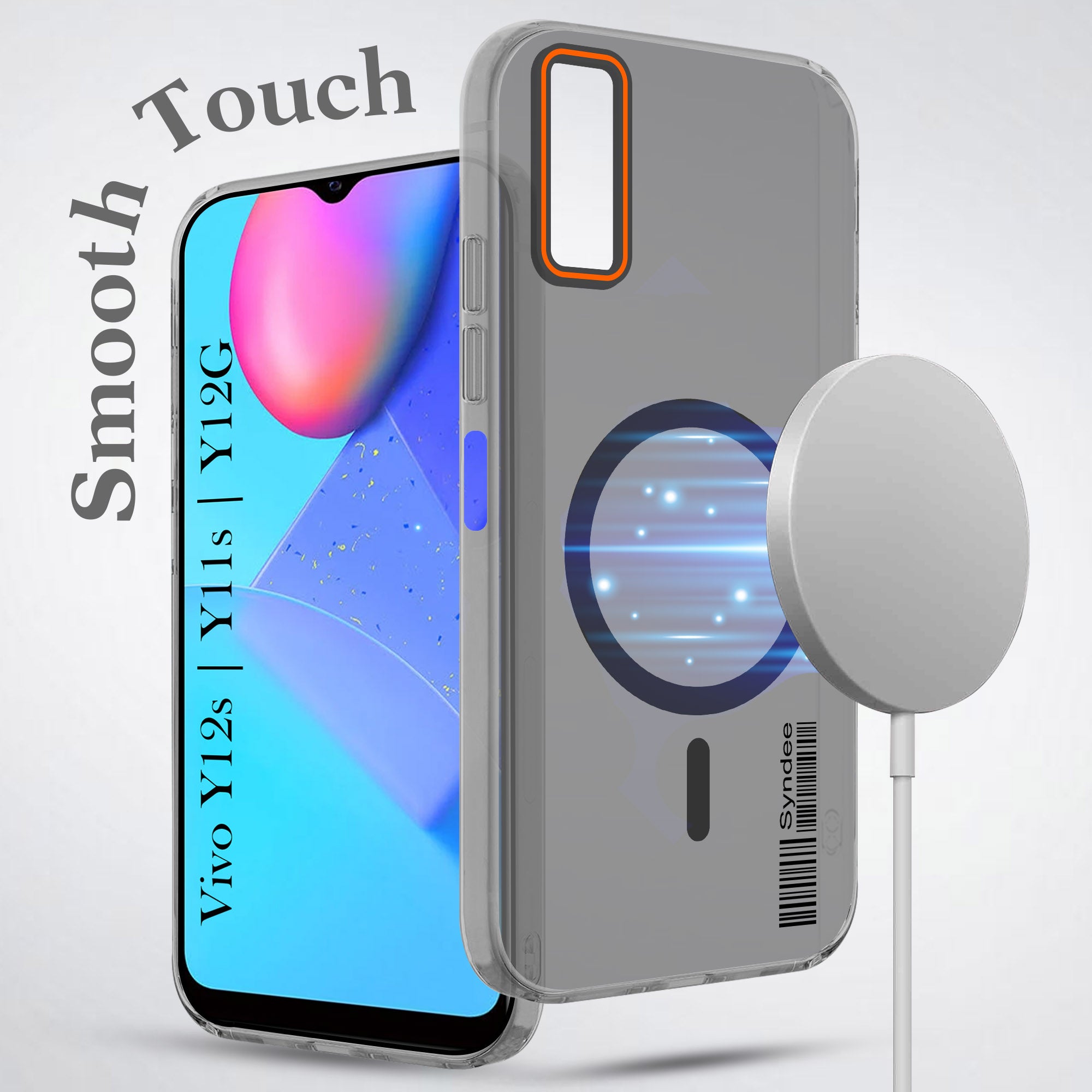 For Vivo Y12s | Y11s | Y12G Back Cover Case (Soft Touch | Camera Bump Protection | MagSafe Compatible | Matte Finish)