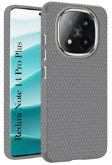For Redmi Note 14 Pro Plus Back Cover Case  (Liquid Silicone | Side Grip | Camera Protection)