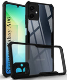 For Samsung Galaxy A06 Back Cover Case ( Shockproof with Polycarbonate Clear Panel | Professional )