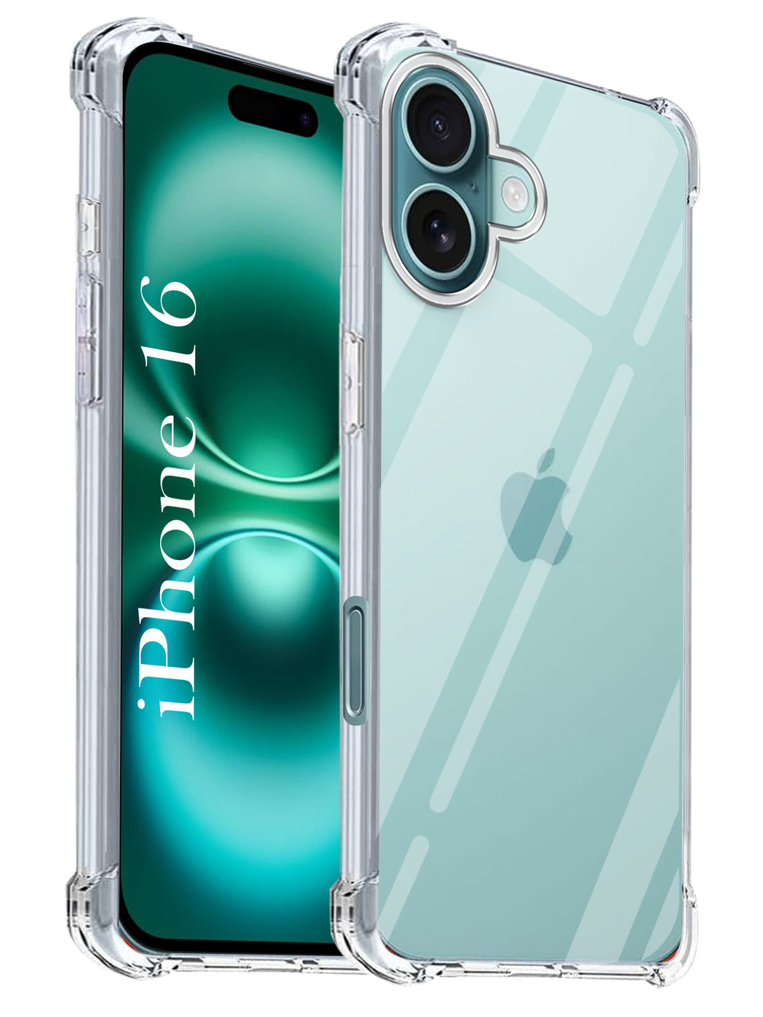 For Apple iPhone 16 Back Cover (Shockproof Crystal Clear Case |  Drop & Camera Protection | Hard Polycarbonate)