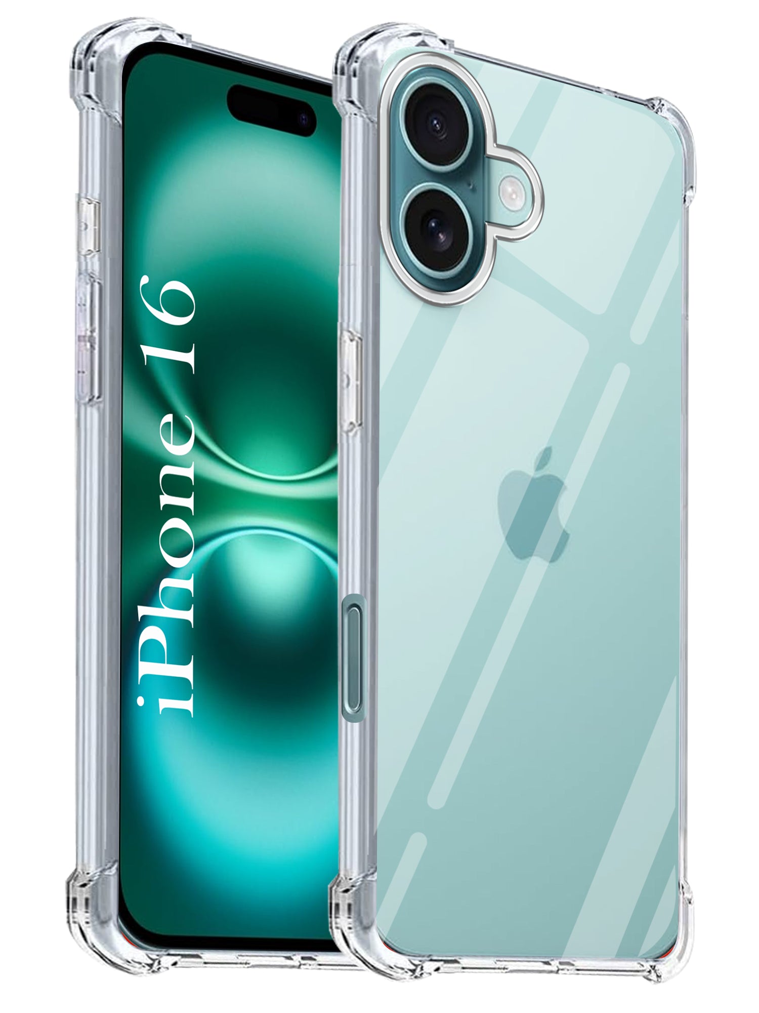 For Apple iPhone 16 Back Cover (Shockproof Crystal Clear Case |  Drop & Camera Protection | Hard Polycarbonate)