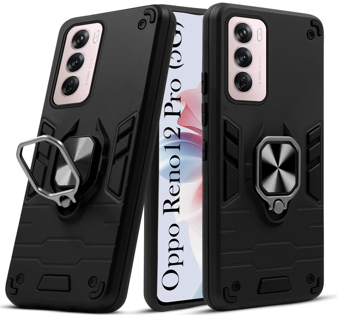 For Oppo Reno12 Pro 5G | Oppo Reno 12 Pro 5G Back Cover Case (Shockproof Polycarbonate Dual Layer Hybrid Armor)