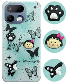 For Realme 16 Pro Back Cover Case (3D Cute Cartoons | Hard Back Side Soft | Matte Premium Finish | HD Printing)