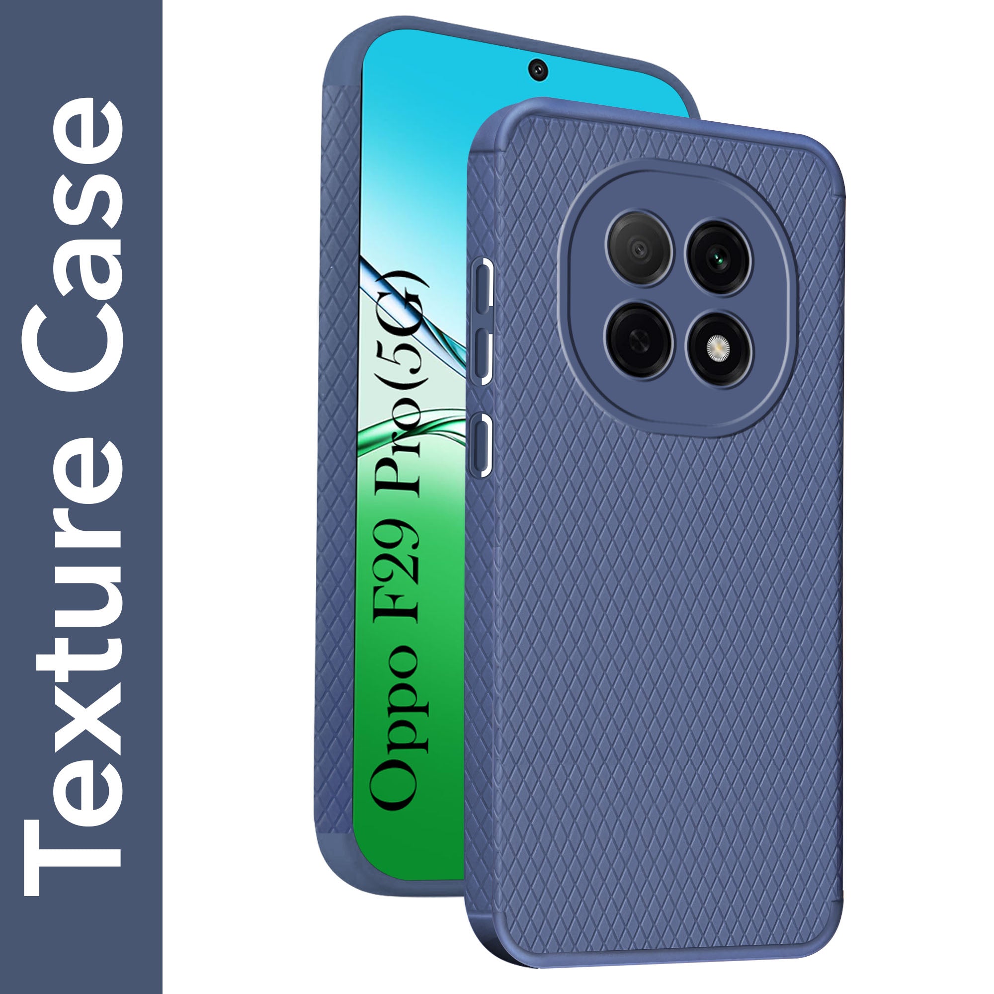 For Oppo F29 Pro Back Cover Case (Liquid Silicone | Side Grip | Camera Protection)