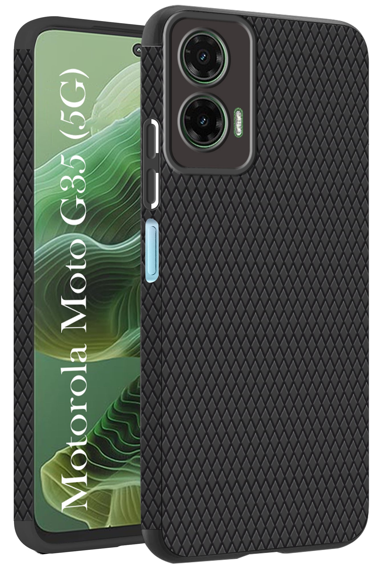 For Motorola Moto G35 5G Back Cover Case (Liquid Silicone | Side Grip | Camera Protection)