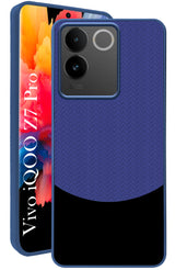 For Vivo iQOO Z7 Pro Back Cover Case (Elegant PU Leather Finish | Premium Minimalist Professional | Camera Protection Bump)