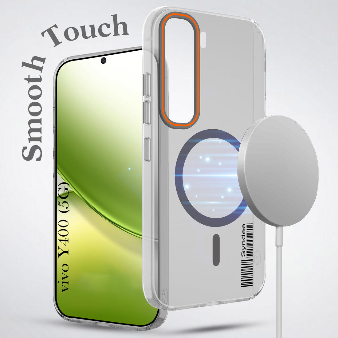 For Vivo Y400 Back Cover Case (Soft Touch | Camera Bump Protection | MagSafe Compatible | Matte Finish)