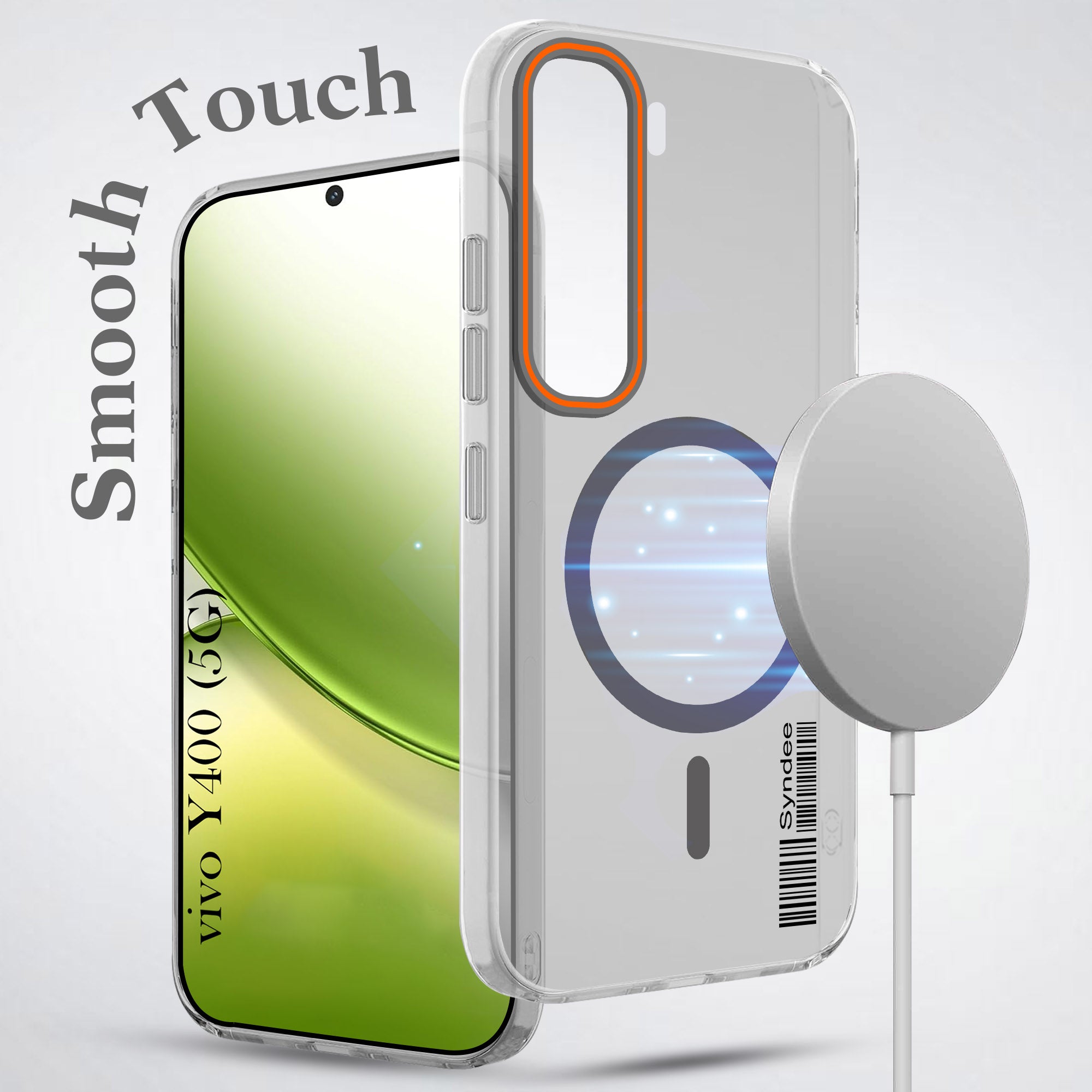 For Vivo Y400 Back Cover Case (Soft Touch | Camera Bump Protection | MagSafe Compatible | Matte Finish)
