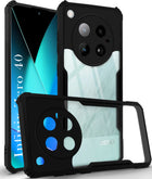 For Infinix Zero 40 Back Cover Case ( Shockproof with Polycarbonate Clear Panel | Professional )