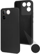 For Vivo T2 Pro Back Cover ( Silicone Clear Shockproof Case with Camera Protection | Soft and Flexible | Transparent)