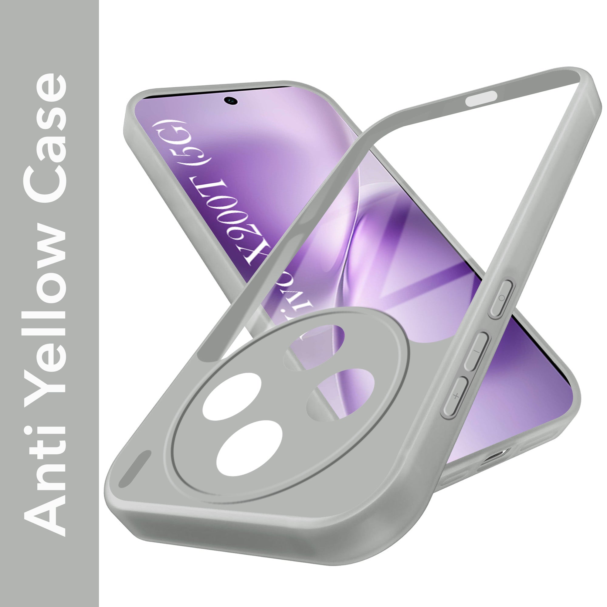 For Vivo X200T Back Cover Case Ultra-Hybrid (Lifetime Anti Yellow | Anti Scratch | Crystal Clear Shockproof)
