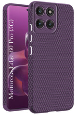 For Motorola Moto Edge 60 Pro  Back Cover Case (Liquid Silicone | Side Grip | Camera Protection)