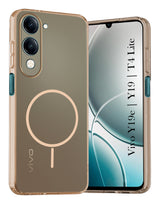 For Vivo Y19 | Vivo Y19e | Vivo T4 Lite Back Cover Case Silicone (Slim Paper Thin | Camera Protection Bump | Minimalist Professional | Soft Flexible)