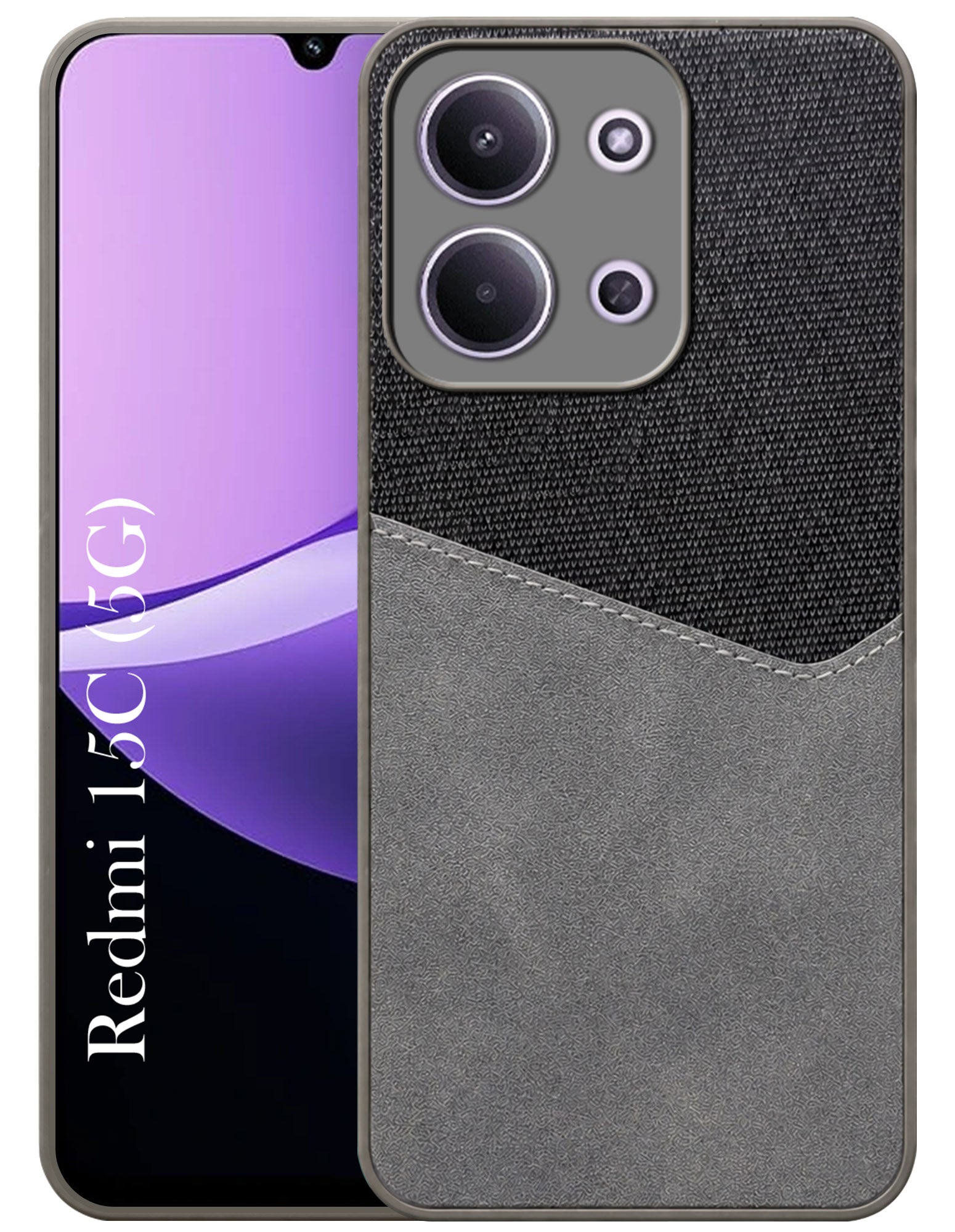 For Redmi 15C Back Cover Case Ultra-Hybrid (Lifetime Anti Yellow | Anti Scratch | Crystal Clear Shockproof)