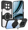 For Realme Narzo 70x 5G Back Cover Case with stand (Built-in Ring Holder Kickstand | Lifetime Anti Yellow | Camera Protection)