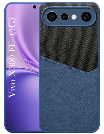 For Vivo X300 FE Back Cover Case (Dual PU Leather Stitch | Professional Minimalist | Soft and Flexible)