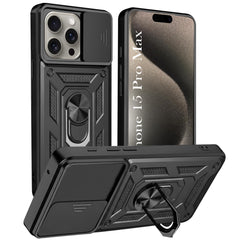 For iPhone 15 Pro Max Back Cover Case (Hybrid Dual Armor Polycarbonate)