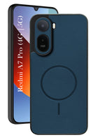 For Redmi A7 Pro (4G | 5G) Back Cover Case PU Leather (Texture Grip Design | Professional Minimalist | Camera Protection | Soft and Flexible)