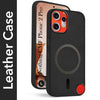For Nothing CMF Phone 2 Pro Back Cover Case Leather Finish (MagSafe Compatible Wireless Charging | Soft Touch | Camera Bump Protection)