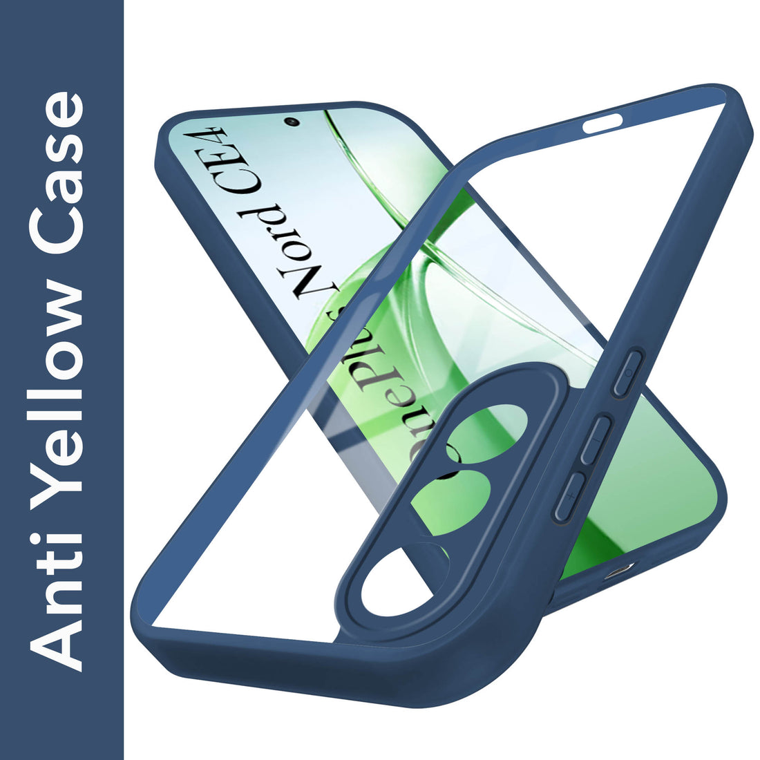 For Oneplus Nord CE 4 Back Cover Case (Lifetime Anti Yellow | Anti Scratch | Crystal Clear Shockproof)