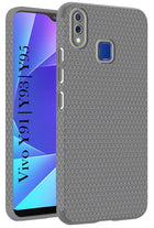 For Vivo Y91 | Vivo Y93 | Vivo Y95 Back Cover Case (Liquid Silicone | Side Grip | Camera Protection)