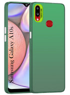 For Samsung Galaxy A10s Hard Back Cover Case  (Velvet Touch | Professional Glossy Finish | Camera Protection Bump)