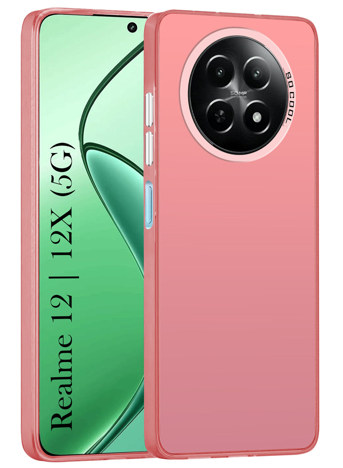 For Realme 12 | Realme 12X Hard Back Cover Case (Velvet Touch | Professional Glossy Finish | Camera Protection Bump)