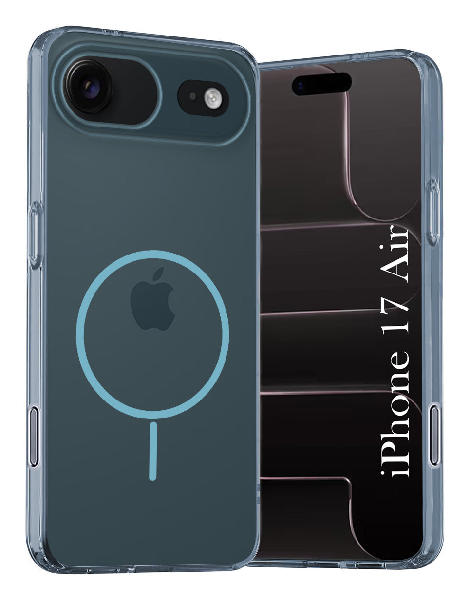 For Apple iPhone 17 Air Back Cover Case Silicone (Slim Paper Thin | Camera Protection Bump | Minimalist Professional | Soft Flexible)