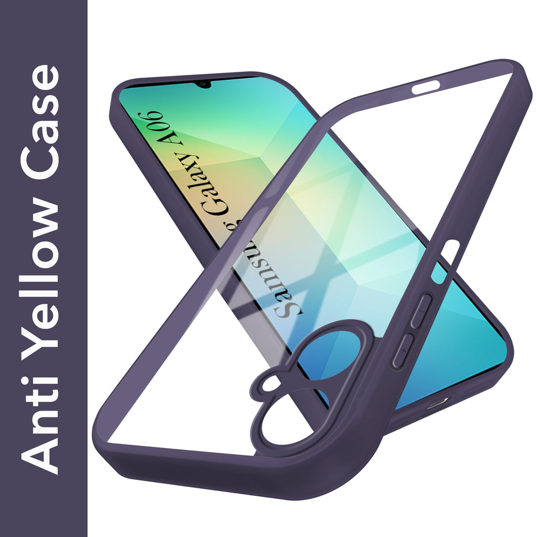 For Samsung Galaxy A06 Back Cover Case (Lifetime Anti Yellow | Anti Scratch | Crystal Clear Shockproof)