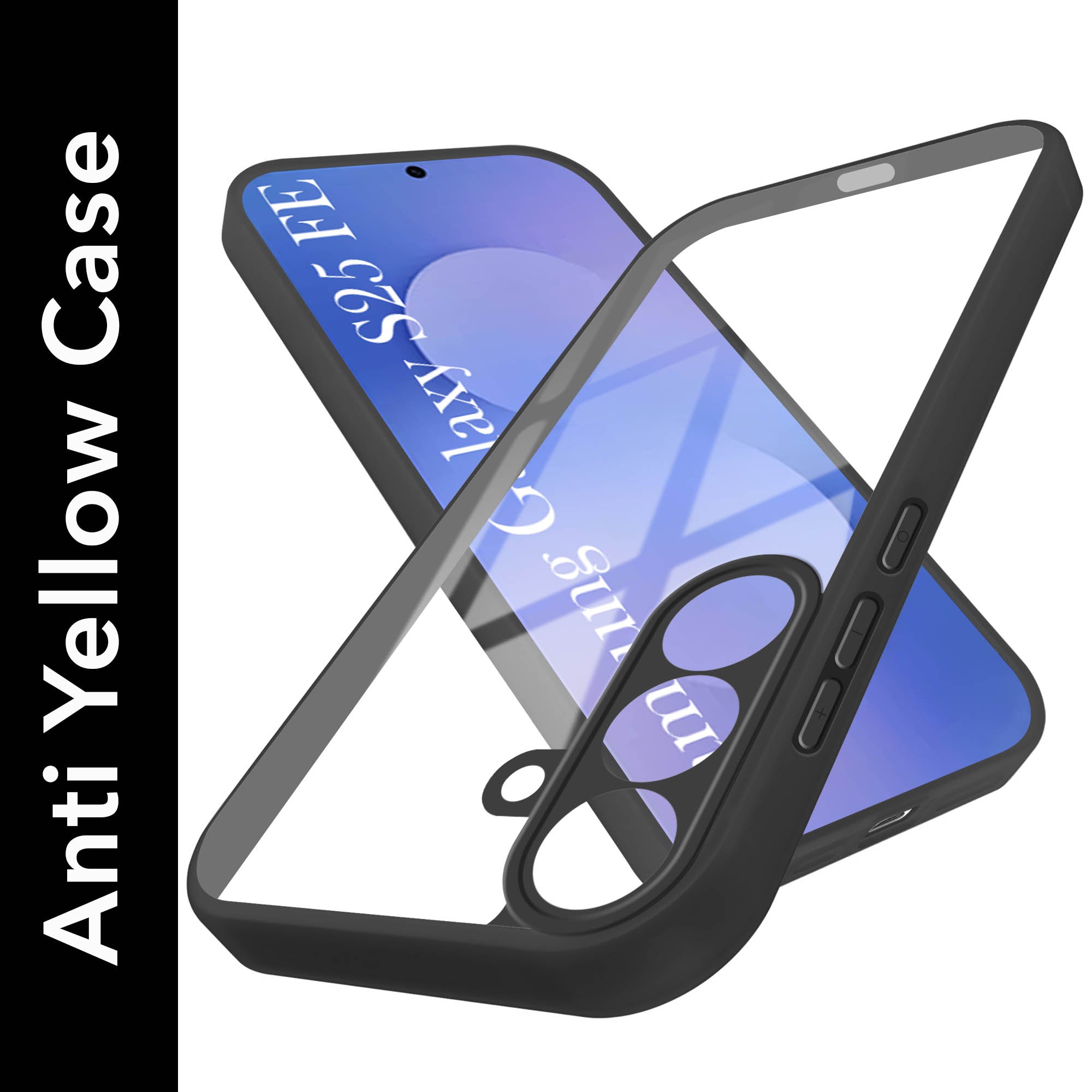 For Samsung Galaxy S25 FE Back Cover Case (Lifetime Anti Yellow | Anti Scratch | Crystal Clear Shockproof)