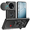 For Oppo F31 Pro Plus Hybrid Armor Back Cover Case (Sliding Shutter Camera Protection | Polycarbonate |Ring Holder Kickstand)