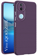 For Vivo iQOO Z10R Back Cover Case (Liquid Silicone | Side Grip | Camera Protection)