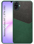 For Samsung Galaxy A07 5G | F70e 5G Back Cover Case (Dual PU Leather Stitch | Professional Minimalist | Soft and Flexible)