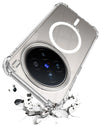 For Vivo X200 Pro Back Cover Shockproof Crystal-Clear (Magsafe Wireless Support | Drop & Camera Protection | Hard Polycarbonate)