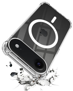 For Apple iPhone 17 Air Back Cover Shockproof Crystal-Clear (Magsafe Wireless Support | Drop & Camera Protection | Hard Polycarbonate)