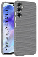 For Samsung Galaxy A55 5G Back Cover Case (Liquid Silicone | Side Grip | Camera Protection)