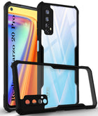 For Realme Narzo 20 Pro Back Cover Case ( Shockproof with Polycarbonate Clear Panel | Professional Black)