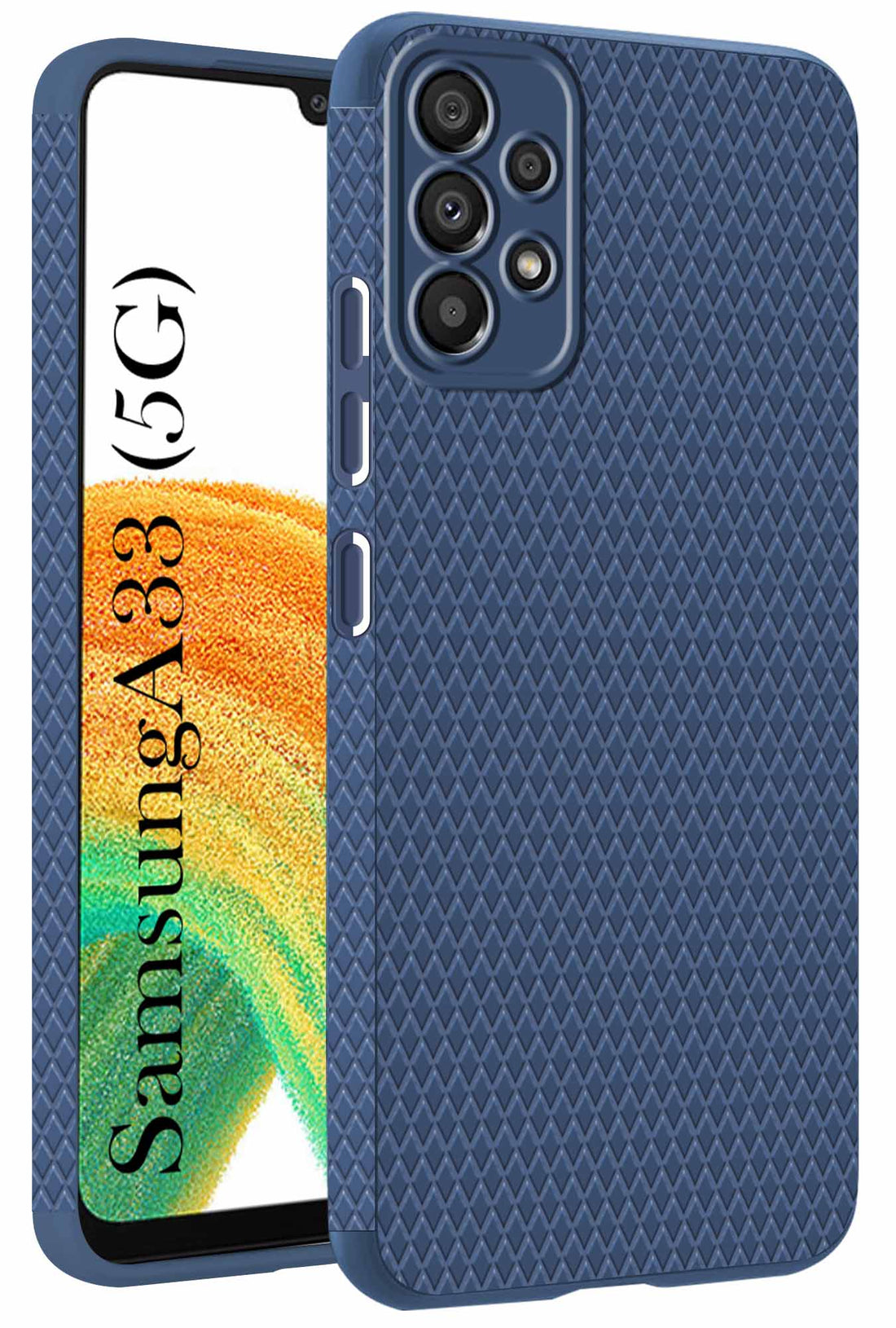For Samsung Galaxy A33 5G Back Cover Case (Liquid Silicone | Side Grip | Camera Protection)