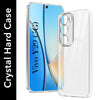 For Vivo Y29 Back Cover Case (Hybrid Crystal panel with Side Soft PU | Camera Protection | HD Clear Shockproof)