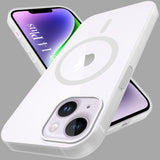 For Apple iPhone 14 Plus Back Cover Case (Frosted Matte Feel | MagSafe Compatible Wireless Charging | Polycarbonate Material)