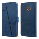 For Samsung Galaxy J2 Core Flip Cover Case (Stitched Leather with Magnetic Closure)