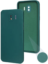 For Samsung Galaxy J4 Back Cover ( Silicone Clear Shockproof Case with Camera Protection | Soft and Flexible | Transparent)